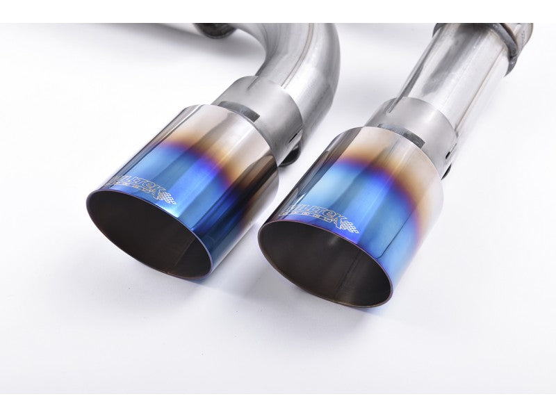 MILLTEK CAT-BACK BMW 2 SERIES 2016 2020 HOLLOWTEK TWIN VALVED SYSTEM WITH BURNT - 0