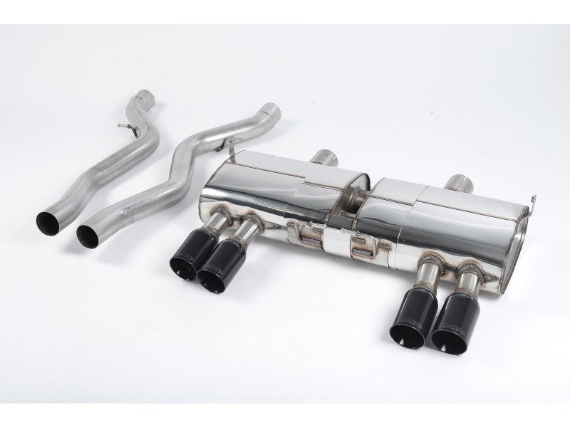 MILLTEK CAT-BACK BMW 3 SERIES 2007 2011 CERAKOTE BLACK TIPS