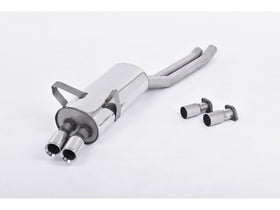 Milltek Cat Back Exhaust - Twin 76mm Polished Tips - E36 325i and 328i