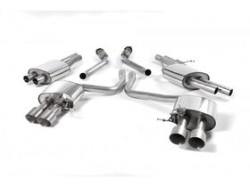 MILLTEK CAT-BACK BMW 3 SERIES 2014 2020 EC-APPROVED. TITANIUM TIPS - OE SYSTEM R