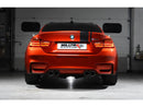 MILLTEK CAT-BACK BMW 3 SERIES 2014 2020 RACE SYSTEM. CERAKOTE BLACK TIPS - OE SY-7