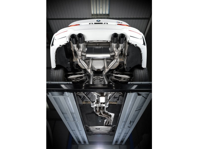 MILLTEK CAT-BACK BMW 3 SERIES 2014 2020 RACE SYSTEM. TITANIUM TIPS - OE SYSTEM R - 0