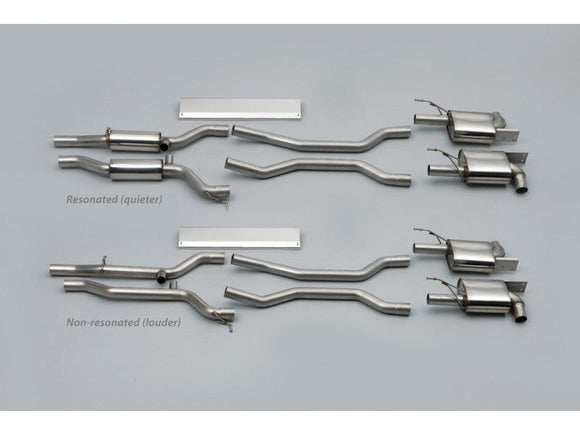 Milltek Non Resonated 2.75" Cat Back Exhaust - Uses OE Tips - Cayenne 955