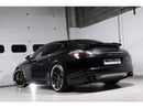 Milltek 2.75" Euro / Resonated Cat Back System - Quad 100mm GT Cerakote Black Tips - Panamera Turbo & Turbo S-3