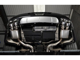 Milltek 2.75" Euro / Resonated Cat Back System - Quad 100mm GT Polished Tips - Panamera Turbo & Turbo S - 0