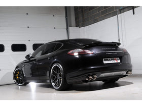Milltek 2.75" Cup / Non Resonated Cat Back System - Quad 100mm GT Titanium Tips - Panamera Turbo & Turbo S - 0