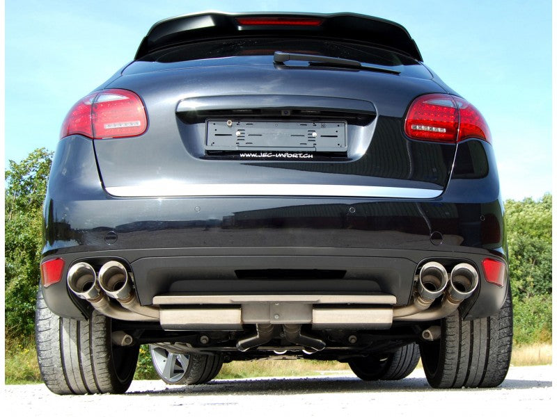 MILLTEK CAT-BACK PORSCHE CAYENNE 2010 2020 NON-RESONATED (LOUDER). CUP-STYLE