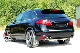 MILLTEK CAT-BACK PORSCHE CAYENNE 2010 2020 RESONATED (QUIETER). CUP-STYLE - 0
