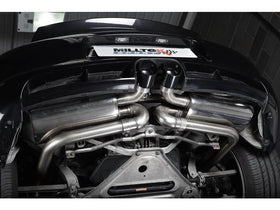 MILLTEK CAT-BACK PORSCHE BOXSTER 2009 2013 NON-RESONATED (LOUDER). CERAMIC BLACK - 0