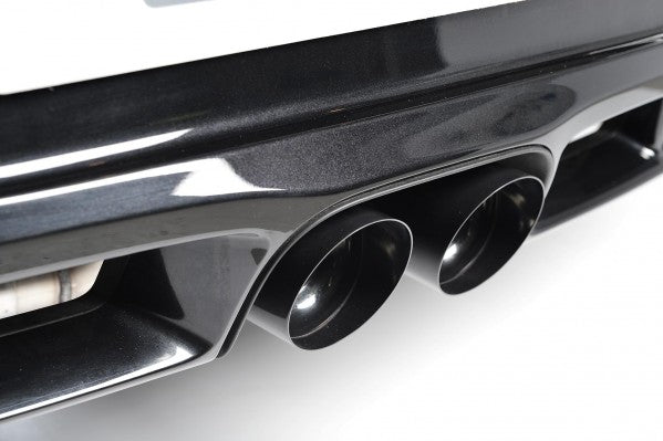 MILLTEK CAT-BACK PORSCHE BOXSTER 2009 2013 REESONATED (QUIETER). CERAMIC BLACK T