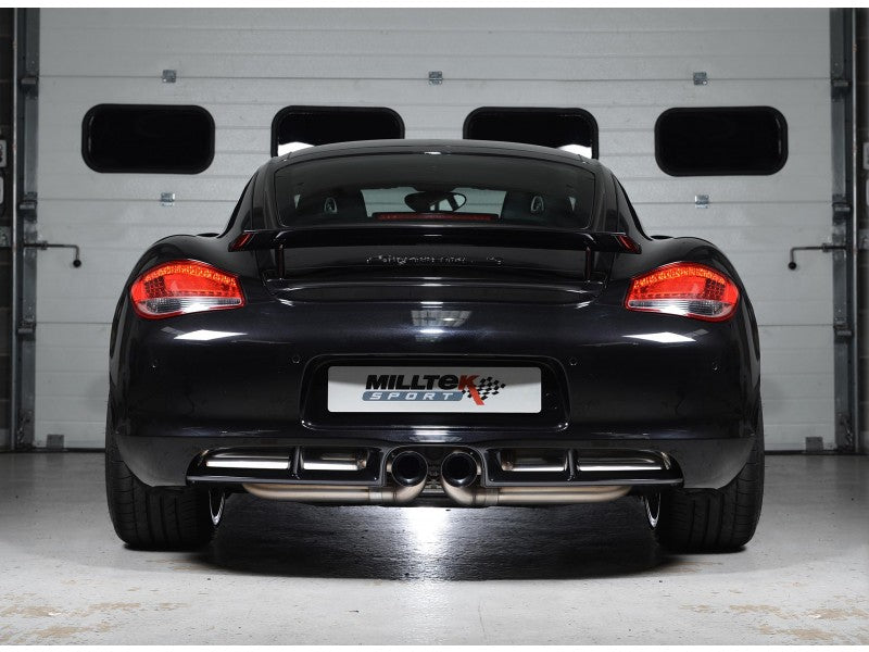 MILLTEK CAT-BACK PORSCHE BOXSTER 2009 2013 NON-RESONATED (LOUDER)