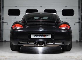 MILLTEK CAT-BACK PORSCHE BOXSTER 2009 2013 RESONATED (QUIETER)
