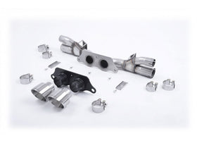 MILLTEK CAT-BACK PORSCHE 911 2013 2018 WITH POLISHED GT-100 TRIMS