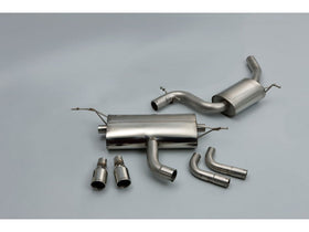 MILLTEK CAT-BACK VOLKSWAGEN GOLF 2009 2013 RESONATED (QUIETER)