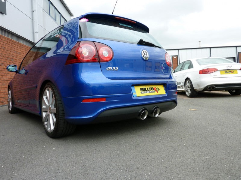 MILLTEK CAT-BACK VOLKSWAGEN GOLF 2005 2009 NON-RESONATED (LOUDER). NOT RECOMMEND