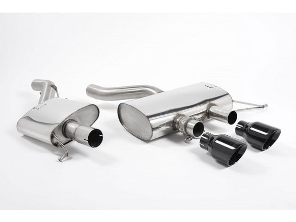 MILLTEK CAT-BACK VOLKSWAGEN GOLF 2009 2013 RESONATED (QUIETER). EC TYPE-APPROVED