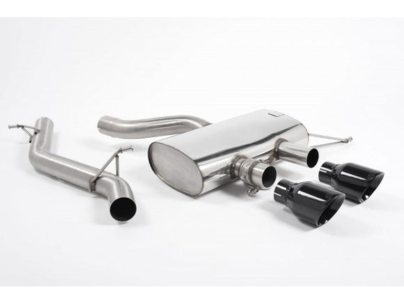 MILLTEK CAT-BACK VOLKSWAGEN GOLF 2009 2013 NON-RESONATED (LOUDER). CERAKOTE BLAC