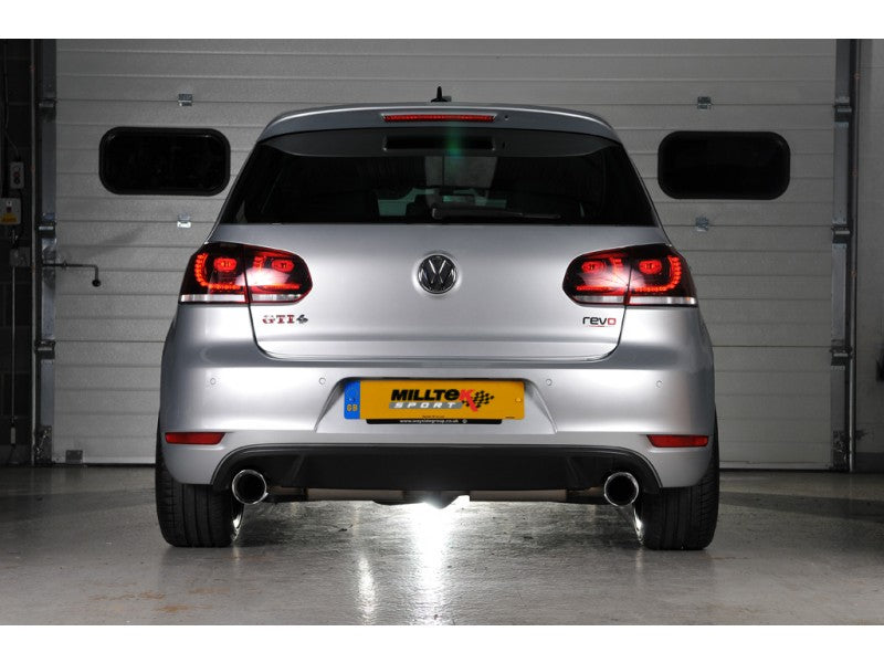 MILLTEK TURBO-BACK INCLUDING HI-FLOW SPORTS CAT VOLKSWAGEN GOLF 2009 2013 3-INCH