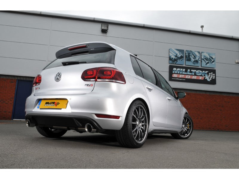 MILLTEK TURBO-BACK INCLUDING HI-FLOW SPORTS CAT VOLKSWAGEN GOLF 2009 2013 3-INCH