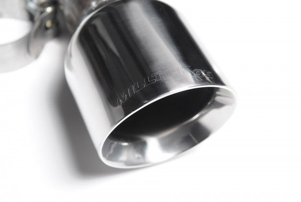 MILLTEK TURBO-BACK EXCLUDING HI-FLOW SPORTS CAT VOLKSWAGEN GOLF 2011 2012 3-INCH