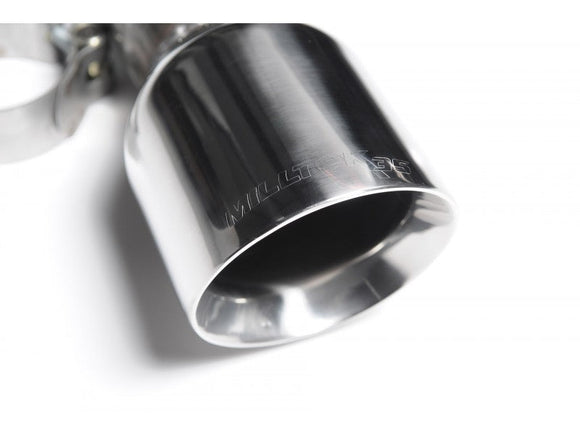 MILLTEK CAT-BACK VOLKSWAGEN GOLF 2011 2012 NON-RESONATED (LOUDER). 3-INCH RACE S