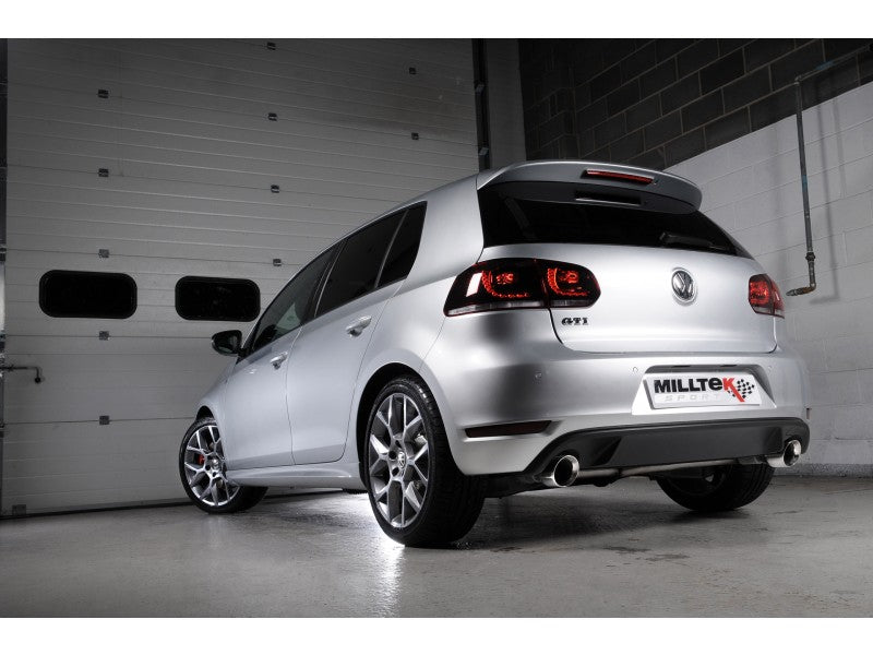 MILLTEK CAT-BACK VOLKSWAGEN GOLF 2011 2012 NON-RESONATED (LOUDER). 3-INCH RACE S - 0