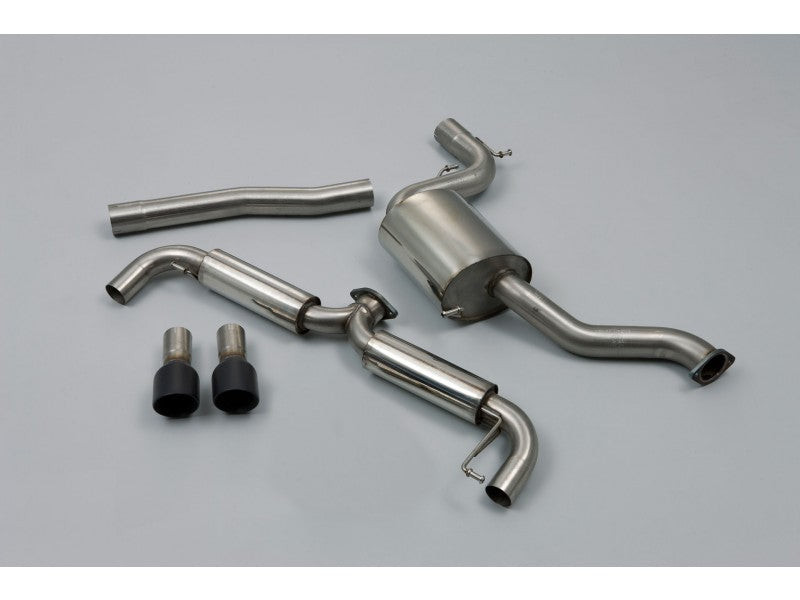 MILLTEK TURBO-BACK EXCLUDING HI-FLOW SPORTS CAT VOLKSWAGEN GOLF 2009 2013 3-INCH