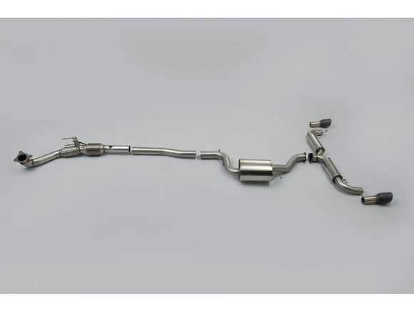 MILLTEK TURBO-BACK INCLUDING HI-FLOW SPORTS CAT VOLKSWAGEN GOLF 2009 2013 3-INCH