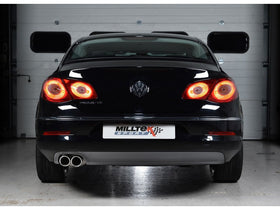 Milltek Non Resonated Cat Back Exhaust - Passat CC 2.0T - 0