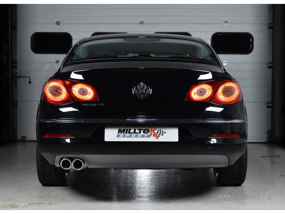 Milltek Non Resonated Cat Back Exhaust - Passat CC 2.0T