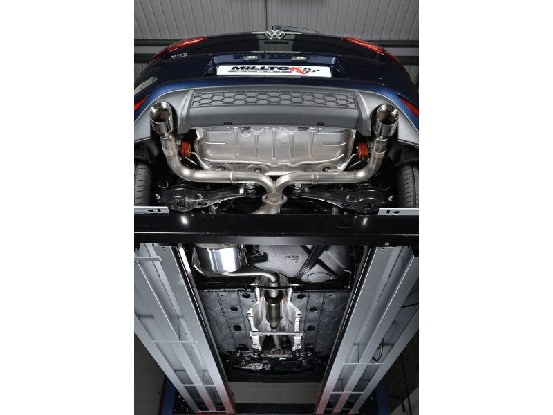 MILLTEK CAT-BACK VOLKSWAGEN GOLF 2013 2016 LOUDER. TITANIUM TIPS