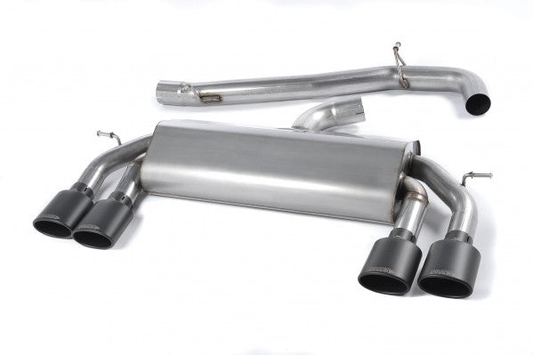 MILLTEK CAT-BACK VOLKSWAGEN GOLF 2014 2016 NON-VALVED RACE SYSTEM. NON-RESONATED