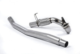 MILLTEK LARGE-BORE DOWNPIPE AND DE-CAT AUDI A3 2014 2020 FOR FITMENT WITH THE OE