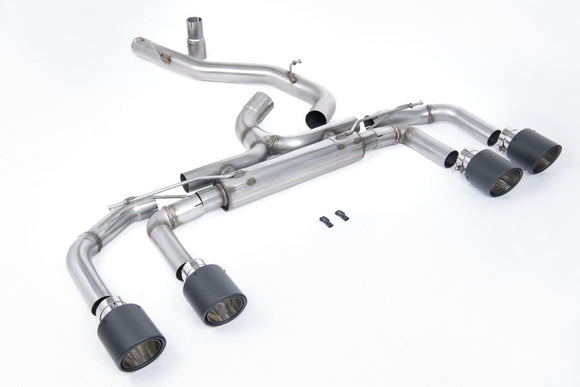Milltek 80mm Cat Back System - VW / Mk8 / Golf / R  Race (Non-Valved)