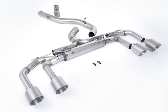 Milltek 80mm Cat Back System - VW / Mk8 / Golf / R  Race (Non-Valved)