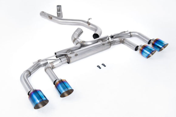 Milltek 80mm Cat Back System - VW / Mk8 / Golf / R  Race (Non-Valved)