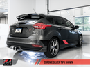 AWE Touring Edition Cat-back Exhaust for Ford Focus ST - Resonated - Chrome Silver Tips-3