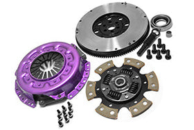 X-CLUTCH CLUTCH KIT INC CHROMOLY FLYWHEEL + HRB; STAGE 2 SINGLE CERAMIC RACE DIS