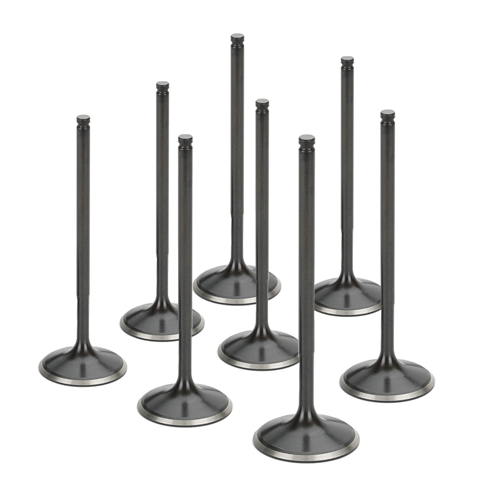 Supertech Honda D16Z6/D16Y/D15B/D17A Black Nitrided Intake Valve - Set of 8