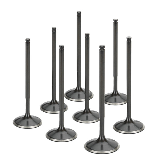Supertech Honda D16Z6/D16Y/D15B/D17A Black Nitrided Intake Valve - Set of 8
