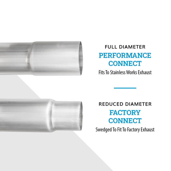 Stainless Works 2009-15 Cadillac CTS-V Headers 2in Primaries High-Flow Cats 3in Leads X-Pipe