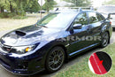 Rally Armor 11-14 Subaru WRX/STI (Sedan Only) Black UR Mud Flap w/Grey Logo-2