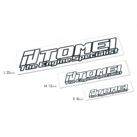 TOMEI STICKER ENGINE SPECIALIST 2016 8inch DIE CUT WHITE S