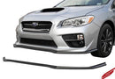 STILLEN FRONT SPLITTER 15-18 SUBARU WRX / WRX STI MATTE BLACK-1