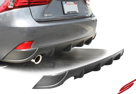 STILLEN 2014-2016 LEXUS IS250. IS350 REAR DIFFUSER [MATTE BLACK] - 0