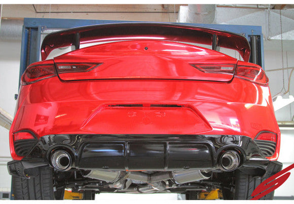 2017-2021 INFINITI Q60 3.0T REAR DIFFUSER [MATTE BLACK] - KB11235MB