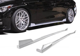 STILLEN 2014-2017 INFINITI Q50 SIDE SKIRTS [UNPAINTED]