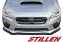 STILLEN FRONT SPLITTER 15-18 SUBARU WRX / WRX STI MATTE BLACK-2