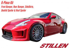 STILLEN 6-PIECE POLYURETHANE BODY KIT W/ ROOF & REAR WINGS: 09-14 370Z - 0