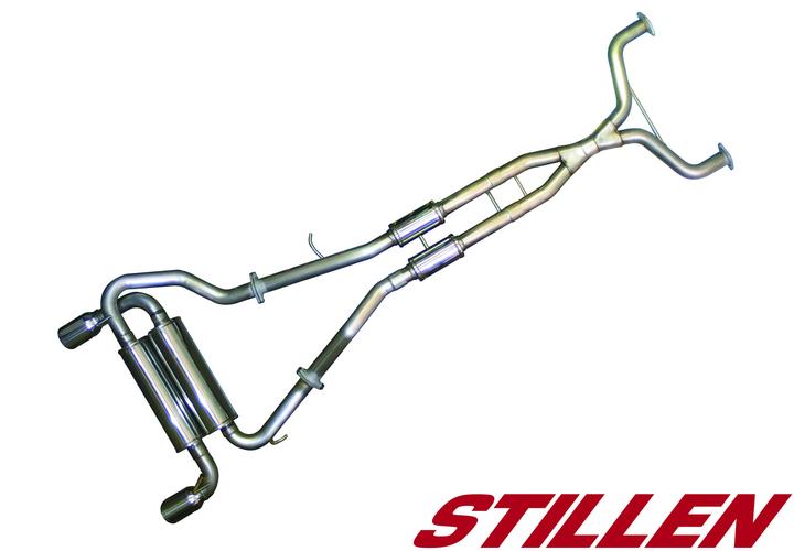 STILLEN CAT-BACK EXHAUST 03-09 350Z - DUAL WALL TIPS - STAINLESS